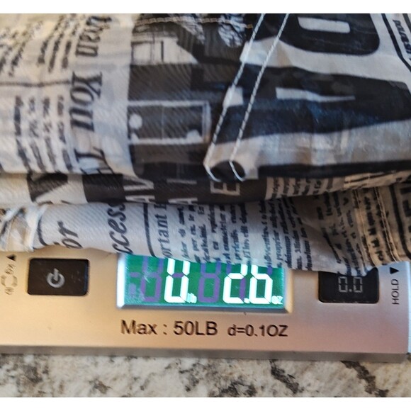 Forever 21 Shirt Womens Medium Black White Newsprint Button Up Sheer Blouse Top - Picture 12 of 12